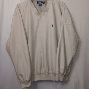 POLO RALPH LAUREN V NECK PULLOVER POCKET JACKET